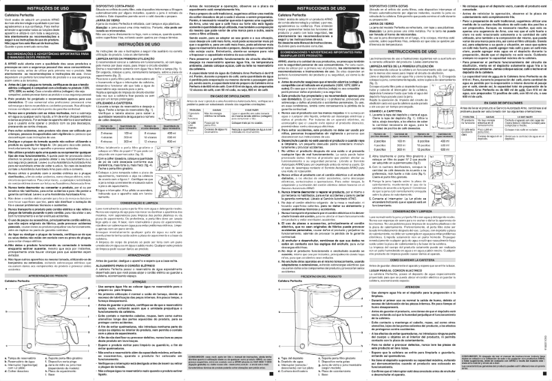 First page image of the manual for Perfectta CM3408B1