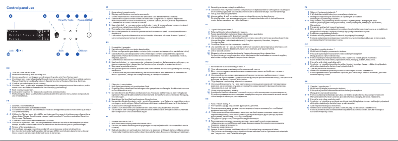 First page image of the manual for HWO60SM5B5BH