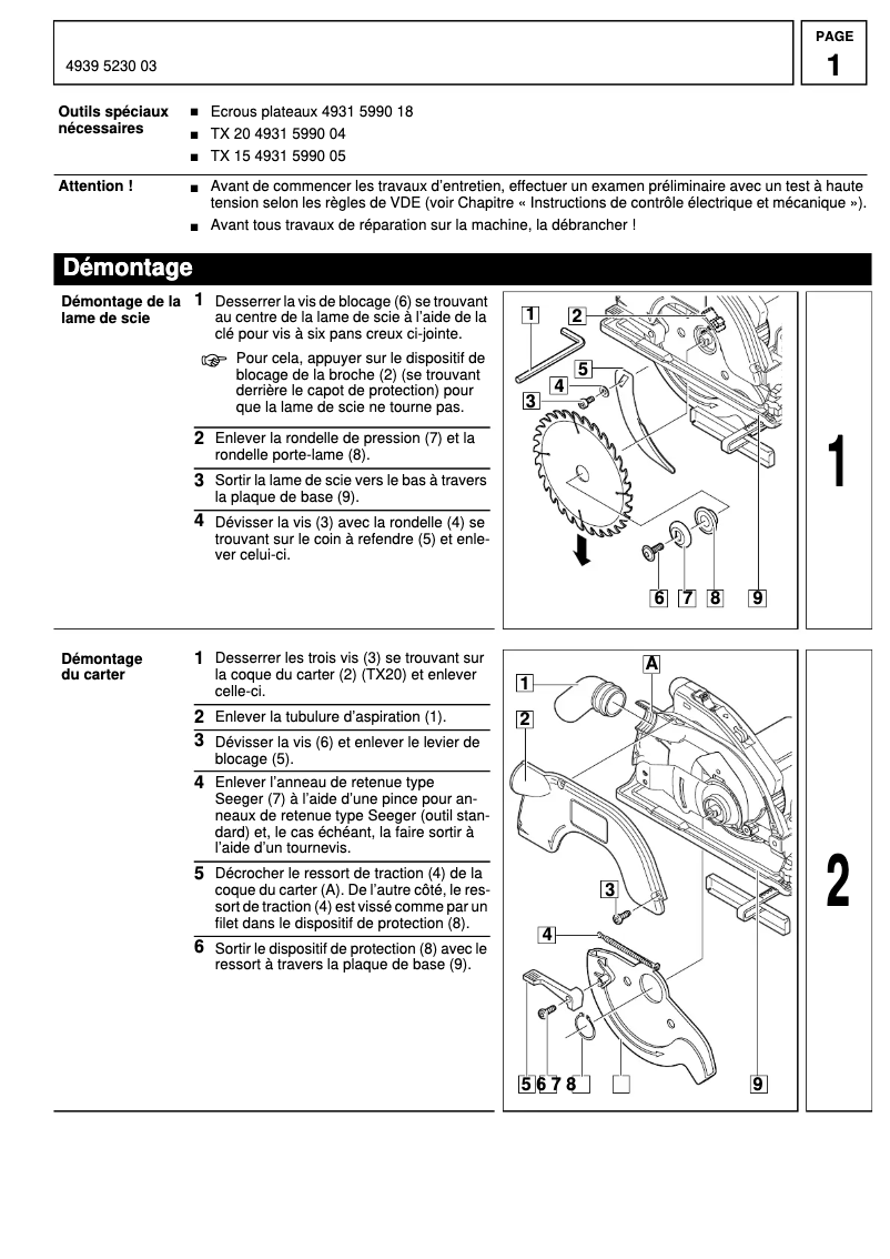 First page image of the manual for SCS 65 Q