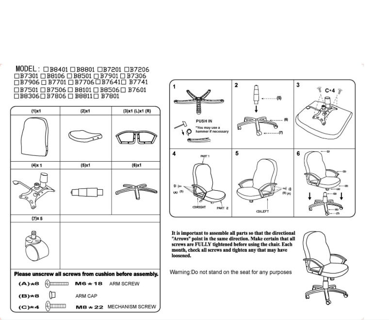 Page 1 of the manual User Manual Boss B7306