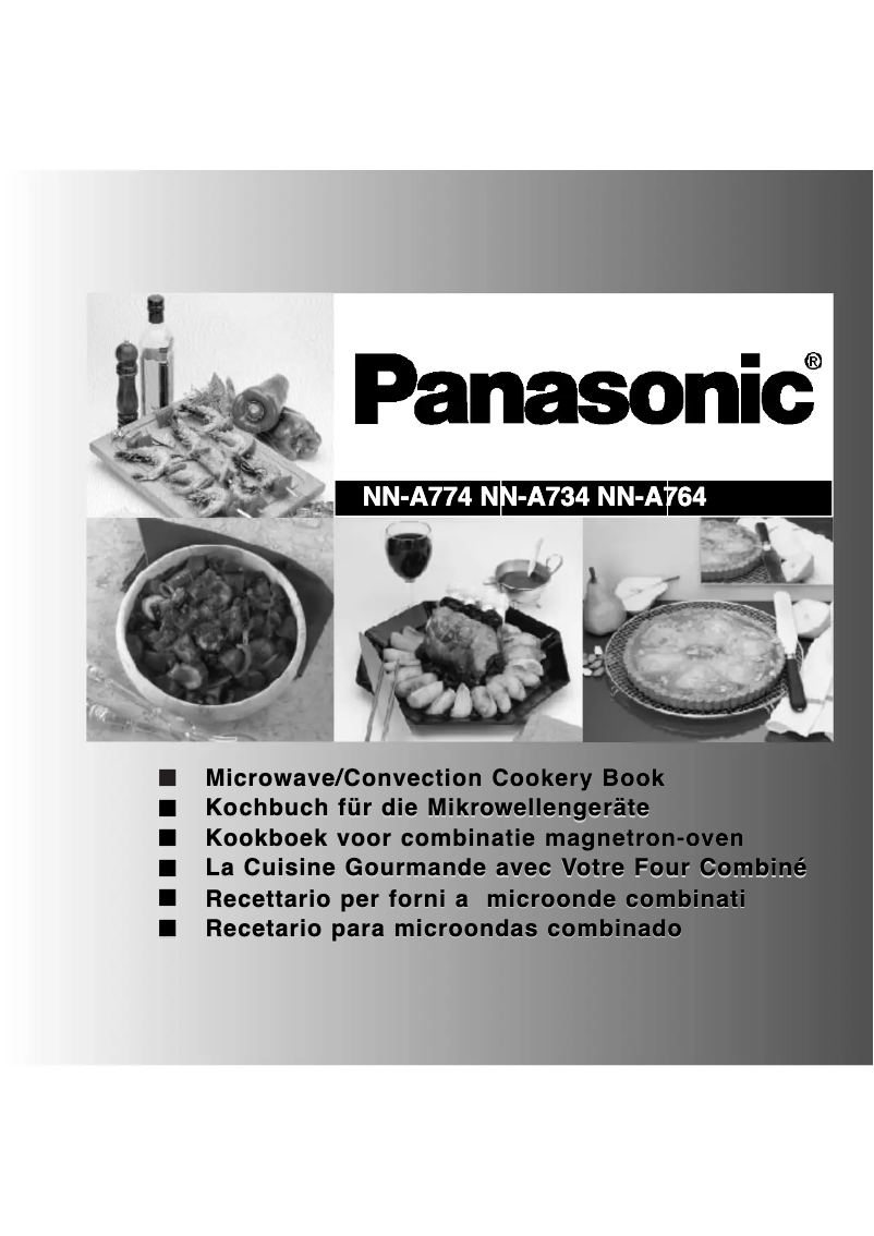 Page 1 of the manual User Manual Panasonic NN-A764W