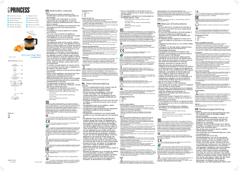 First page image of the manual for 201004