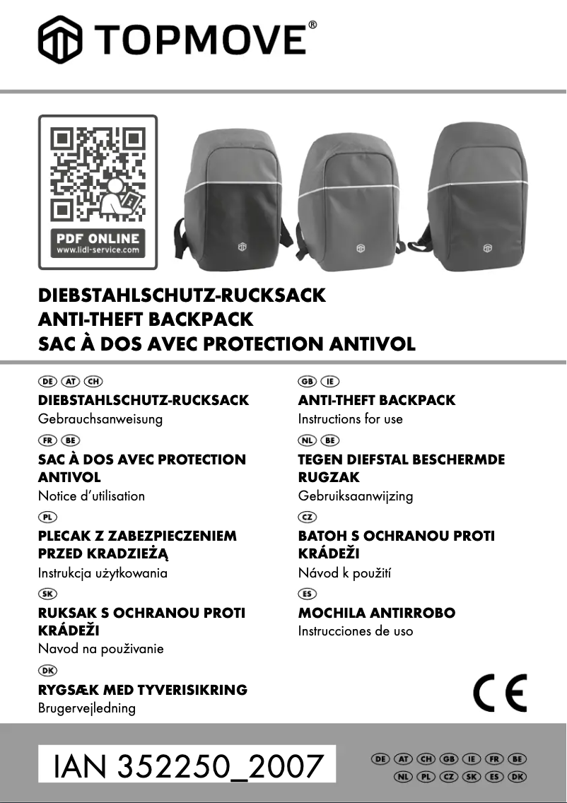 First page image of the manual for IAN 331886