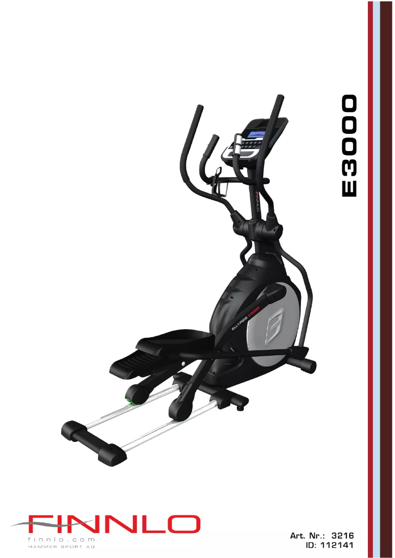 Image de la première page du manuel de l'appareil Ellypsis E3000