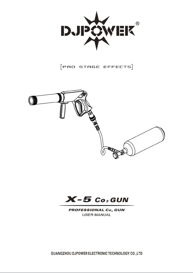 First page image of the manual for X-5
