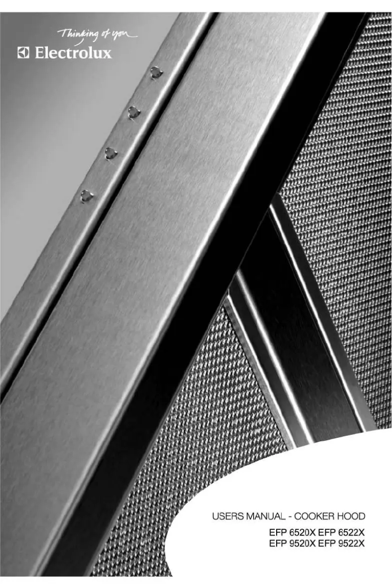 First page image of the manual for EFP9520X