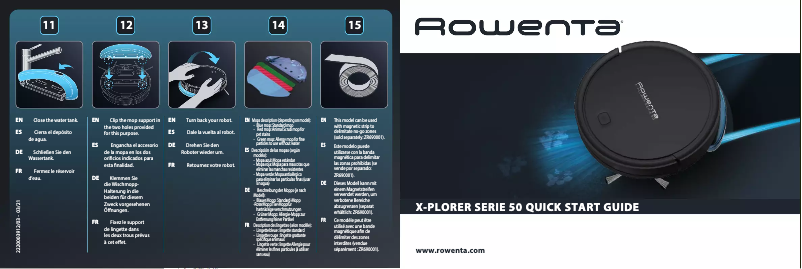 First page image of the manual for X-plorer Serie 50 RR7387