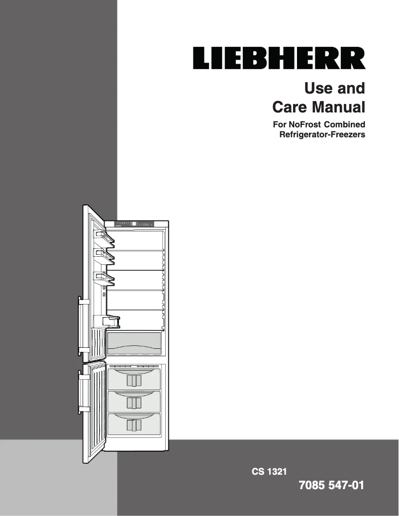 Page 1 of the manual Use and Maintenance Manual Liebherr CS-1321
