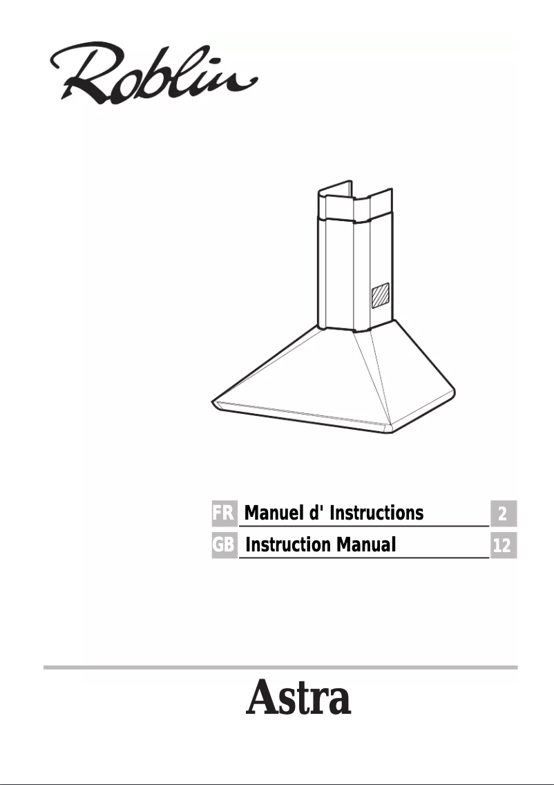 First page image of the manual for Astra/2 900