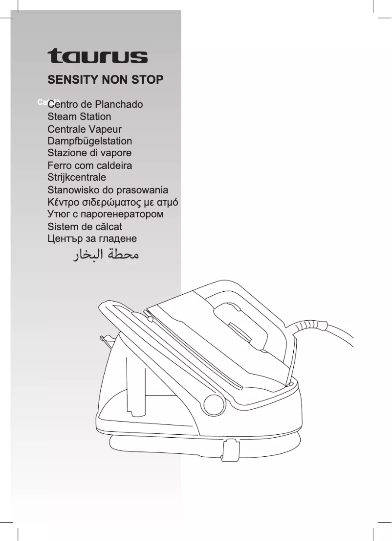 Page 1 of the manual User Manual Taurus Sensity Non Stop
