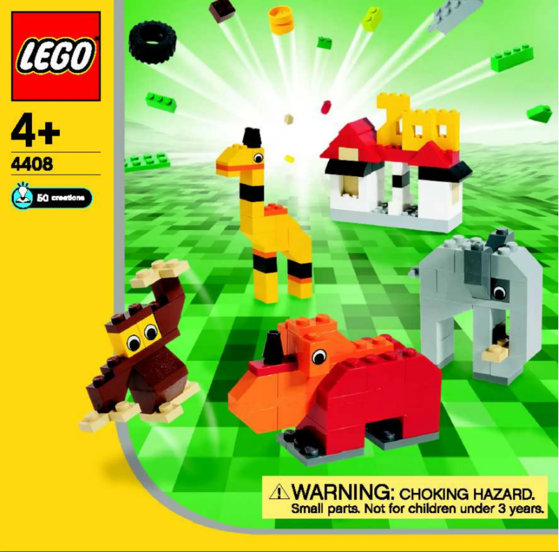 Page 1 of the manual User Manual Lego Classic 4408