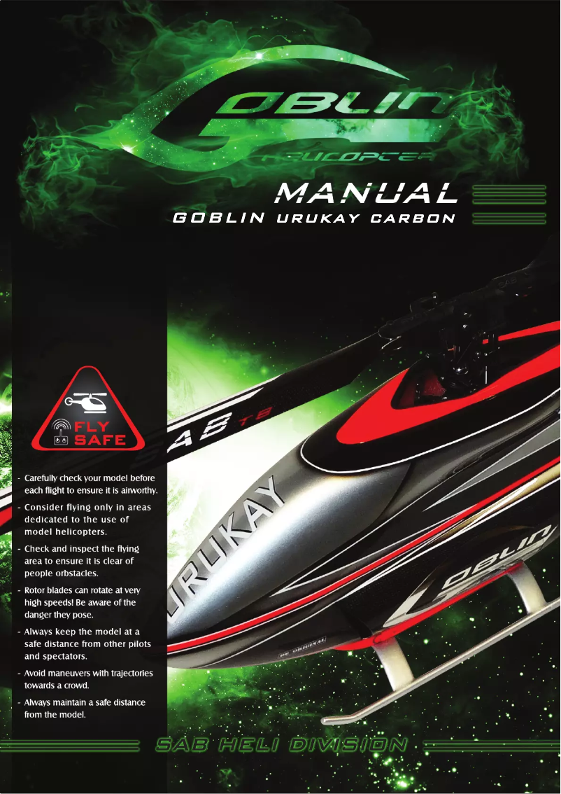 First page image of the manual for SG725