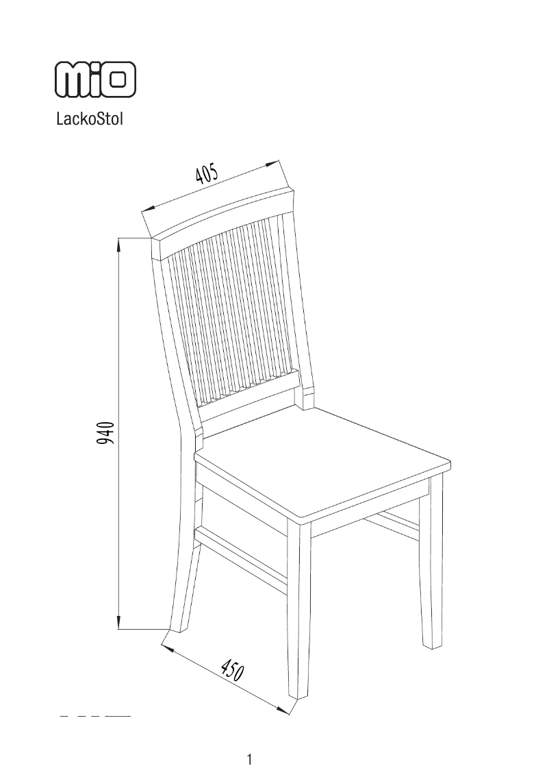 Page 1 of the manual User Manual Mio Läckö