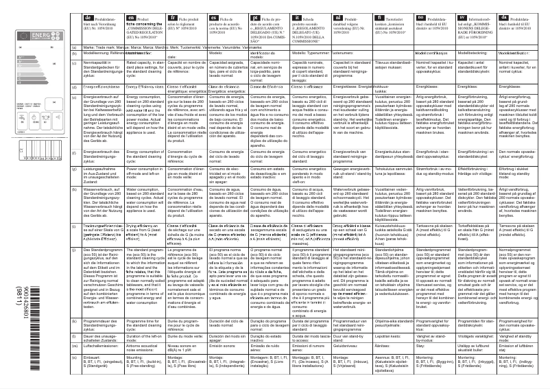 First page image of the manual for SN636X55FS