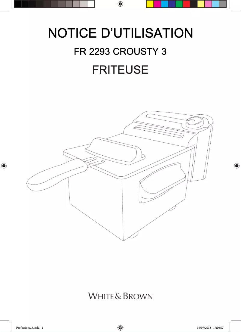 First page image of the manual for FR 2293