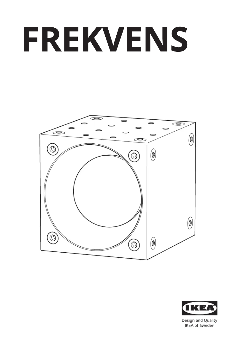 Page 1 of the manual User Manual Ikea SYMFONISK 604.203.62