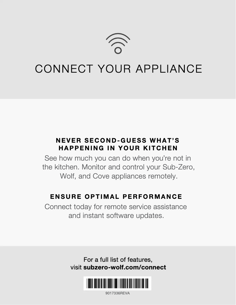 Page 1 of the manual User Manual Wolf E Series DO30CE/B/TH