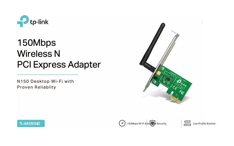 First page image of the manual for TL-WN781ND