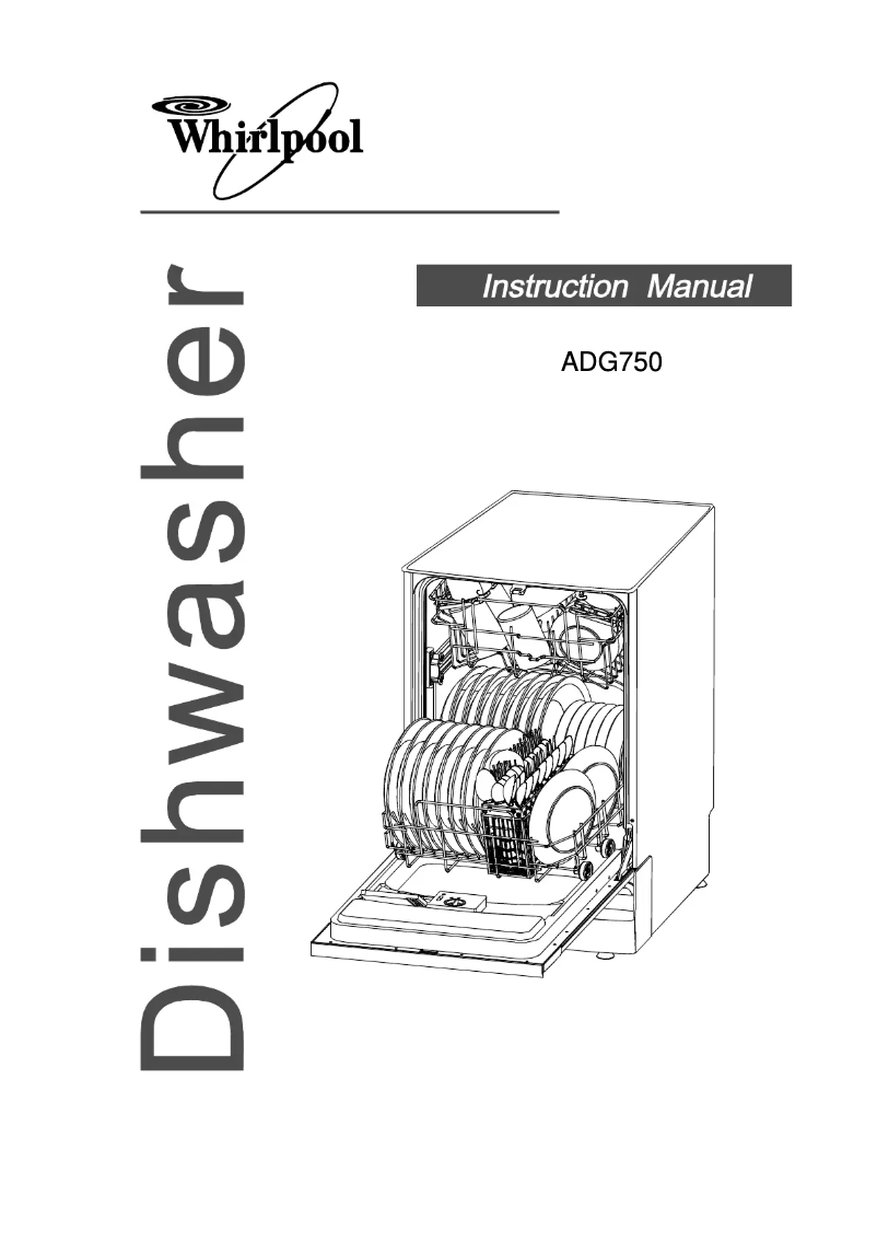First page image of the manual for ADG750
