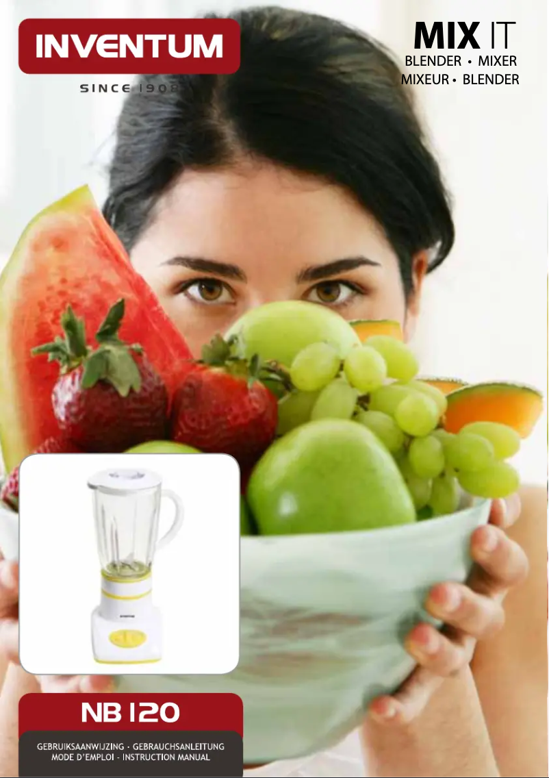 First page image of the manual for NB120