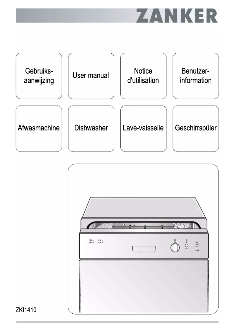 First page image of the manual for ZKI 1410 X
