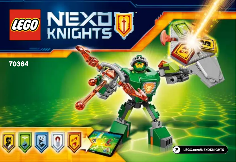 Page 1 of the manual User Manual Lego Nexo Knights 70364