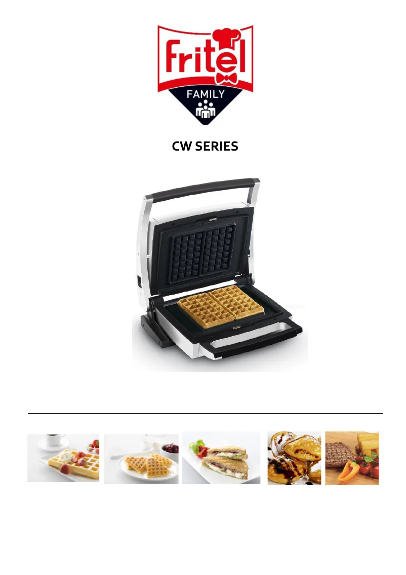 First page image of the manual for CW 2438