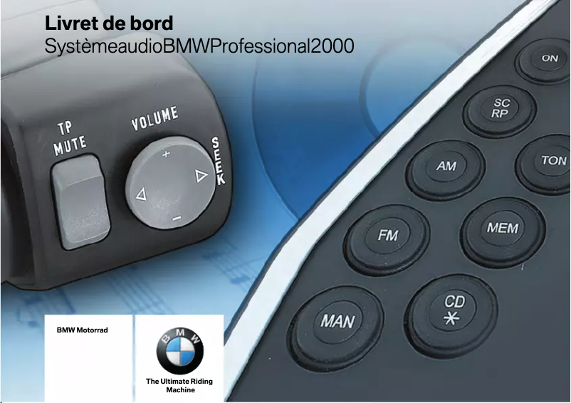 Page 1 of the manual User Manual BMW R 1200 RT (2000)