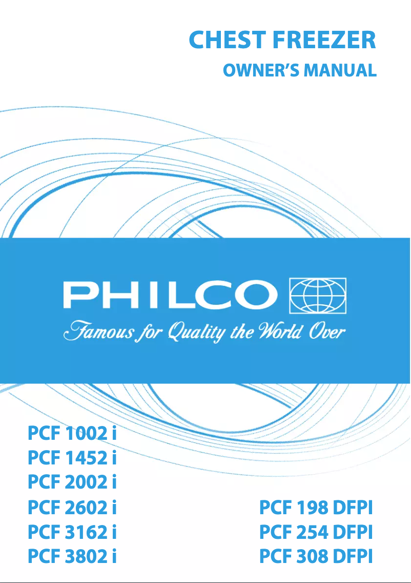 First page image of the manual for PCF 3802 i