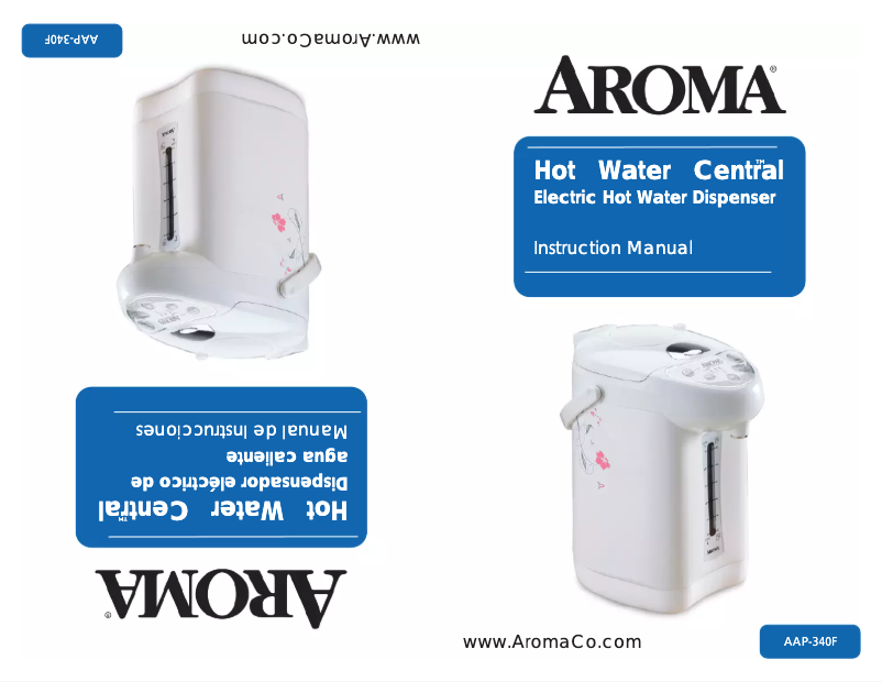 Page 1 of the manual User Manual Aroma AAP-340F