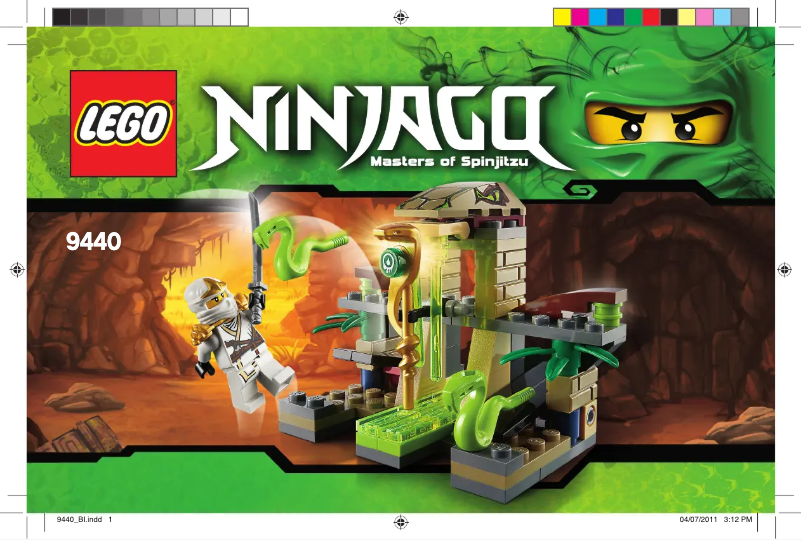 First page image of the manual for Value Pack NINJAGO