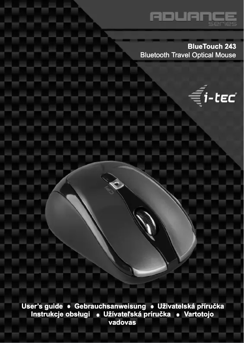 Page 1 of the manual User Manual i-TEC BlueTouch 243