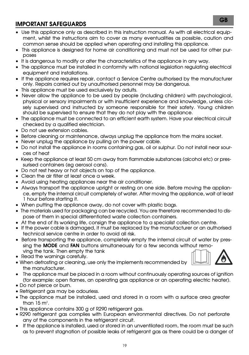 Image de la première page du manuel de l'appareil Pinguino pact 06 eco