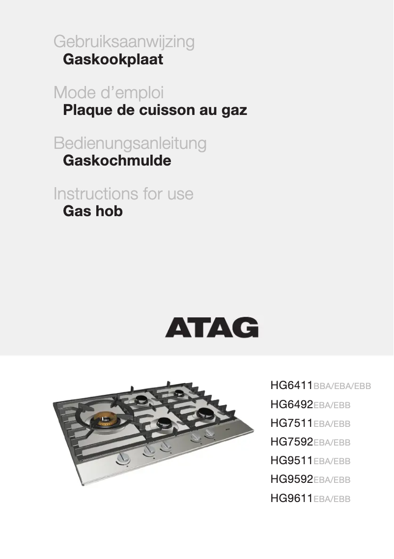 First page image of the manual for HG9592EBA1E