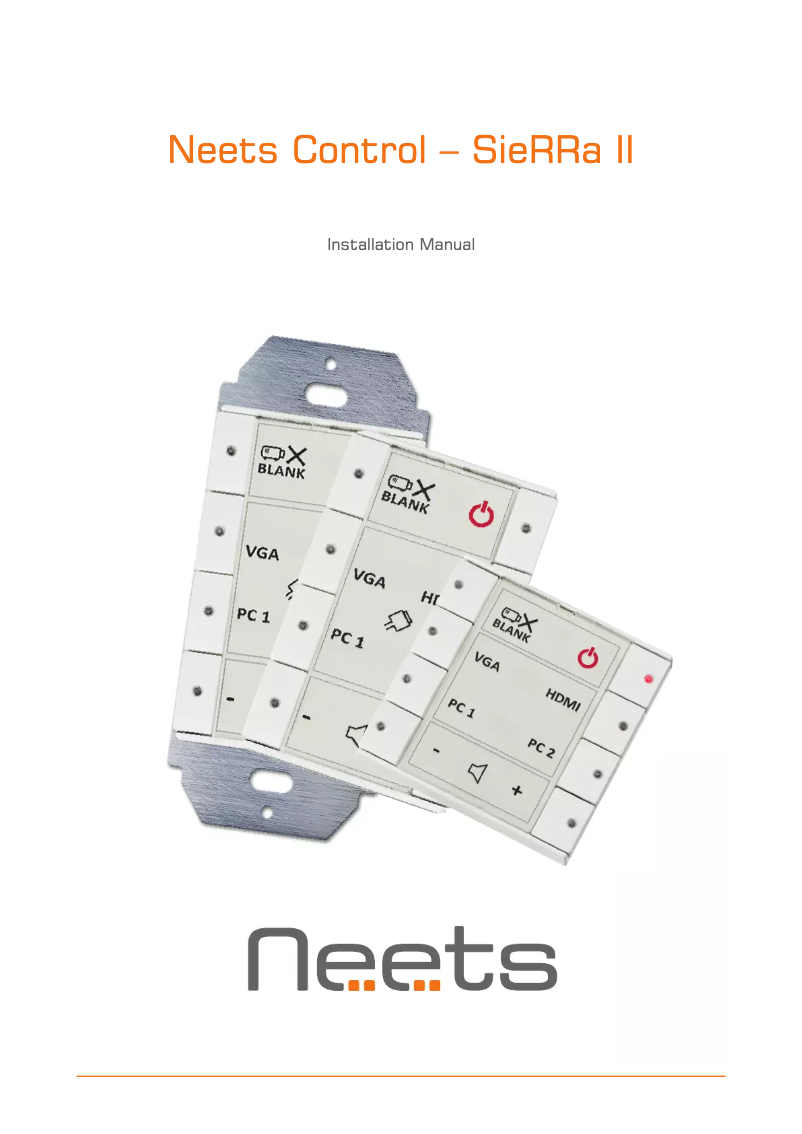 Page 1 of the manual User Manual Neets 310-0203