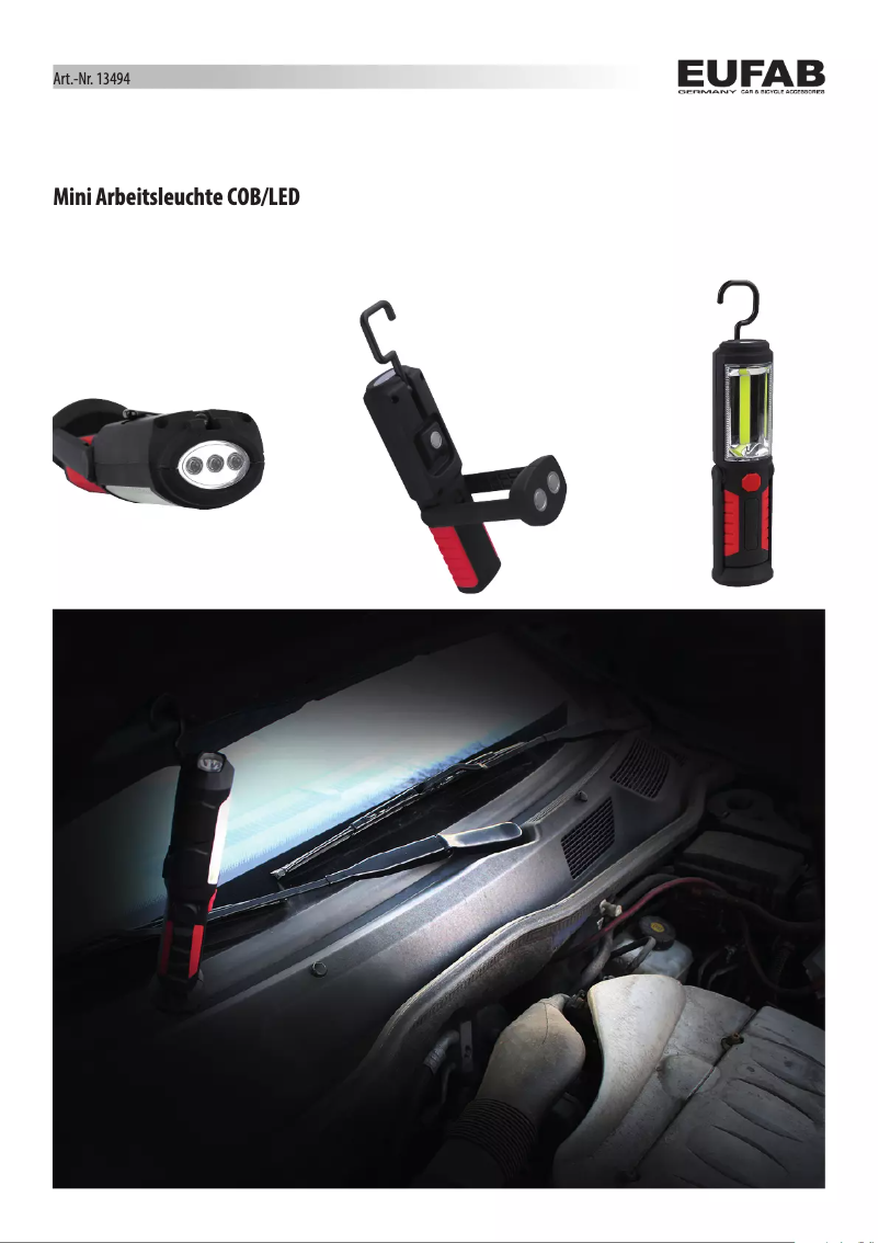 First page image of the manual for 13494