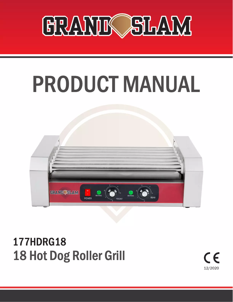 Page 1 of the manual User Manual Grand Slam 177HDRG18