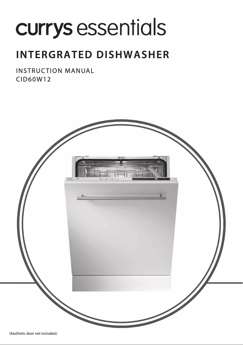 First page image of the manual for CID60W12