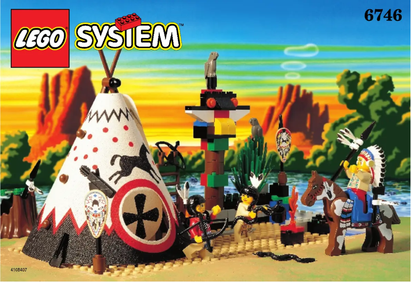 First page image of the manual for INDIAN CHIEF'S CAMP