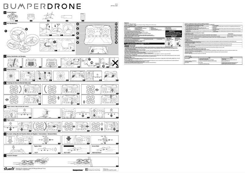 First page image of the manual for Bumper Drone HD
