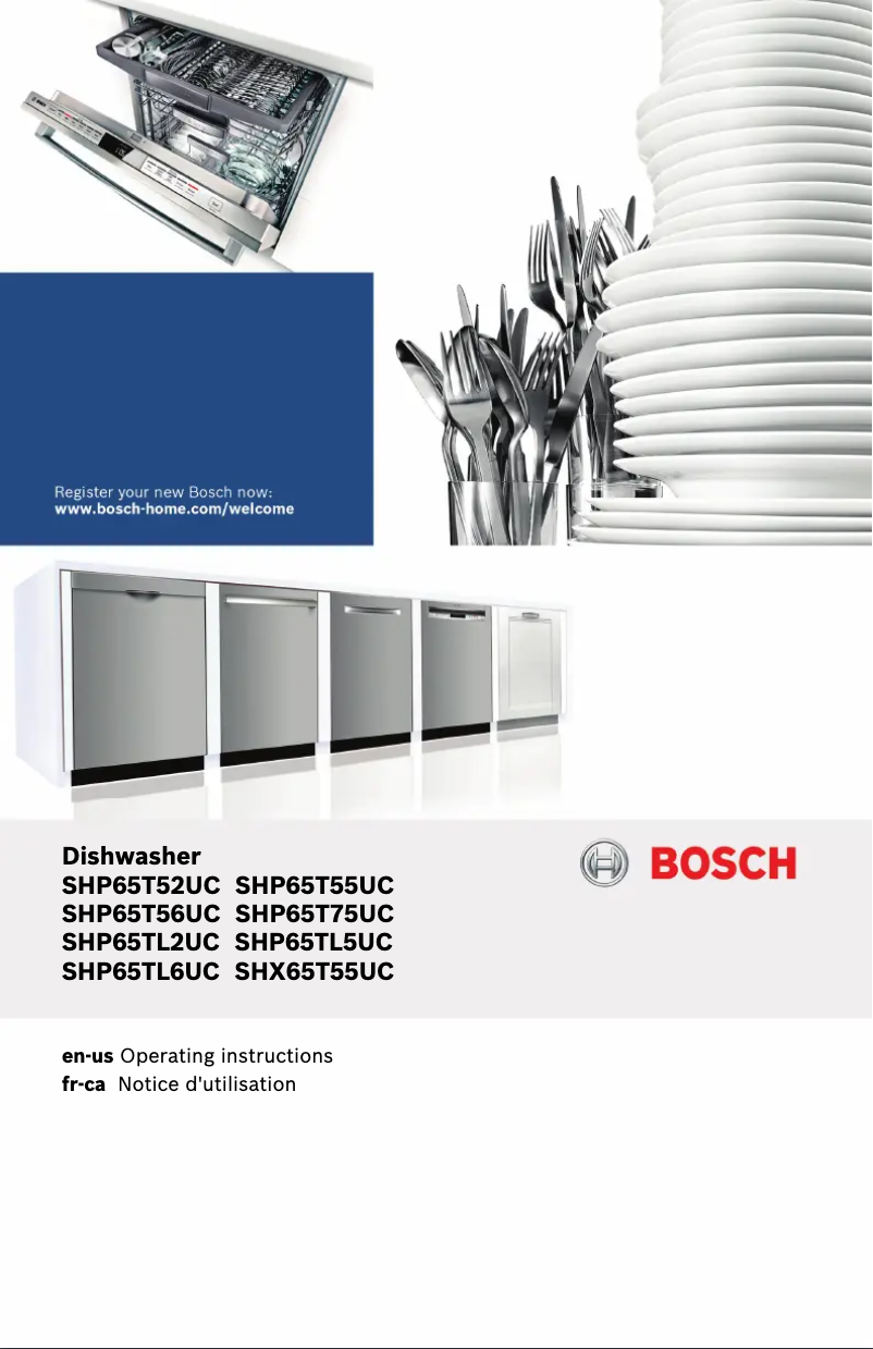 Page 1 of the manual User Manual Bosch SHP65T56UC