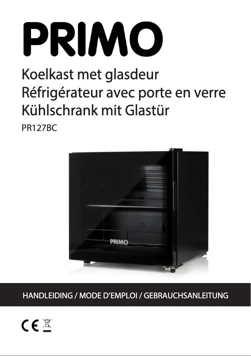 First page image of the manual for PR127BC