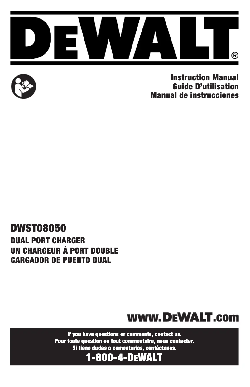 First page image of the manual for DWST08050