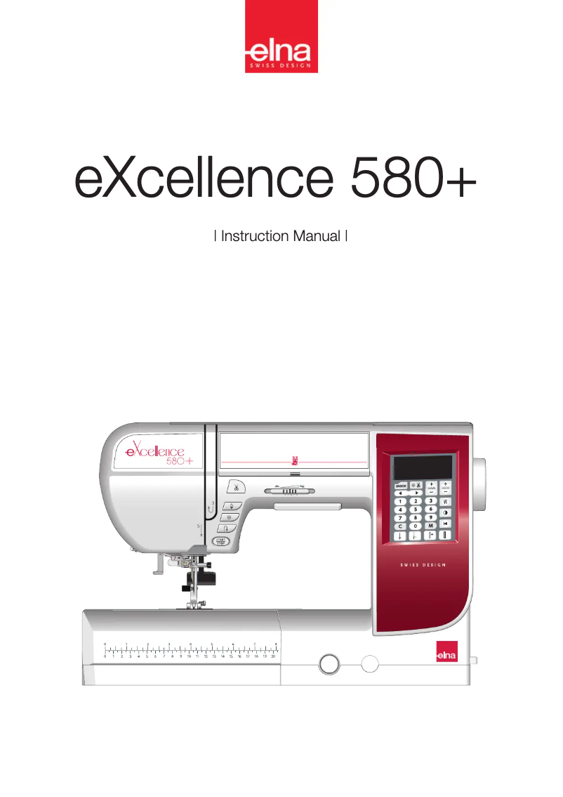 First page image of the manual for eXcellence 580+
