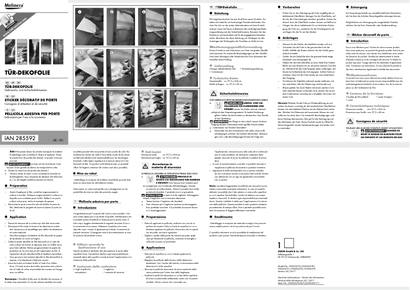 First page image of the manual for HG02227A