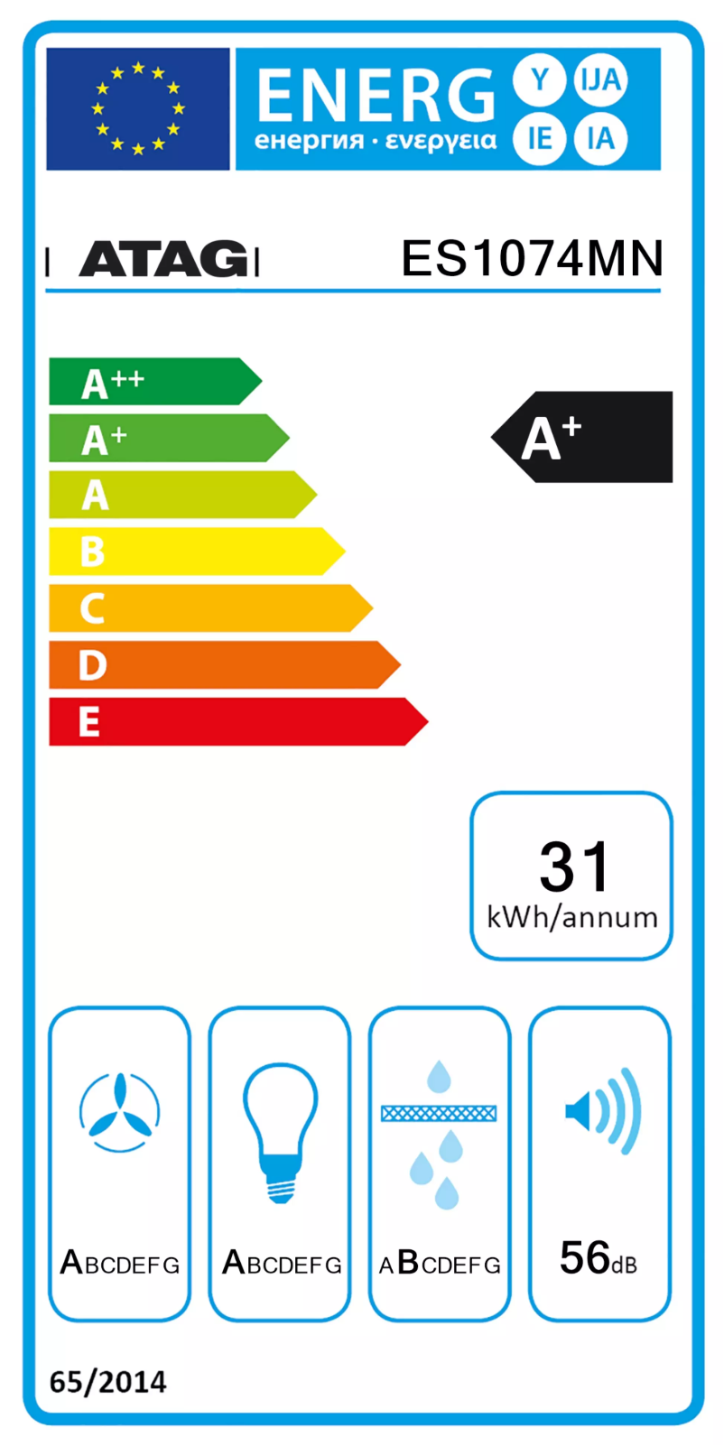 First page image of the manual for ES1074MN