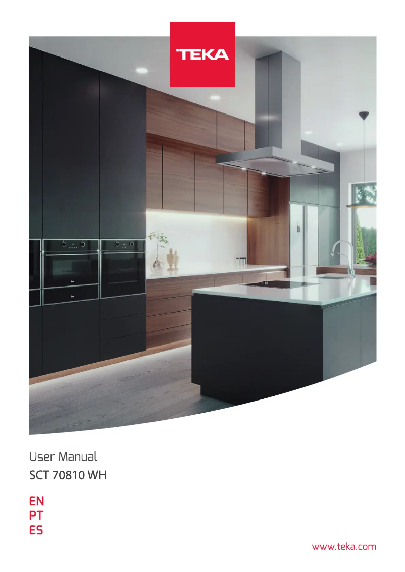 First page image of the manual for SCT 70810 WH