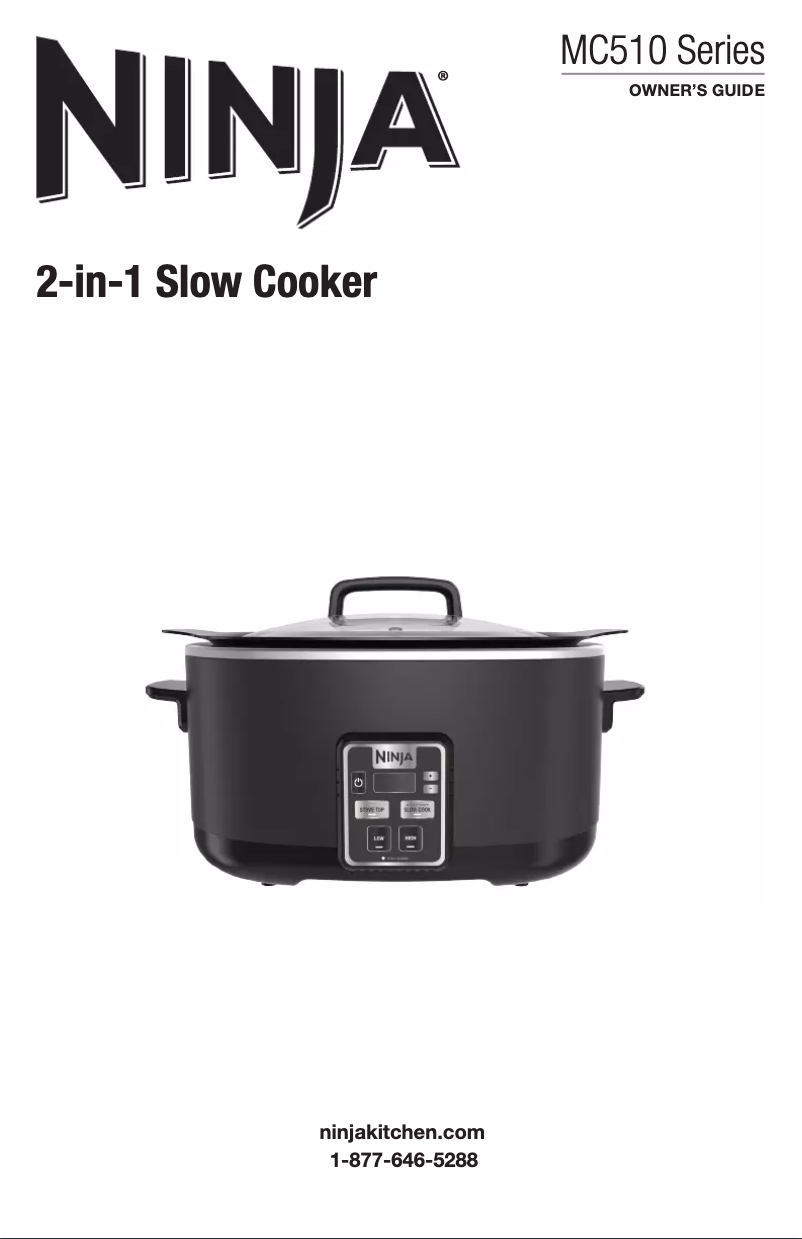 Page 1 of the manual User Manual Ninja MC510