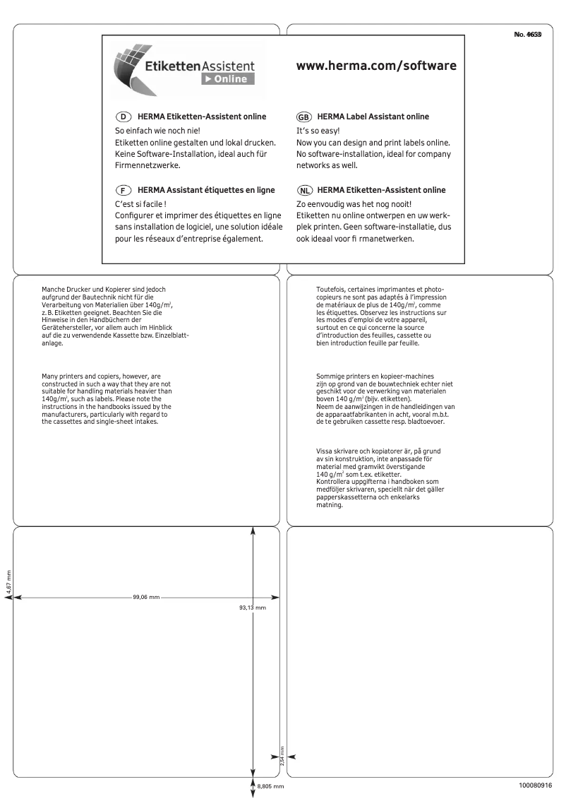 Image de la première page du manuel de l'appareil 4653