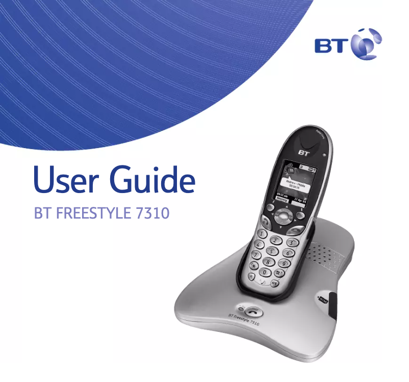 First page image of the manual for Freestyle 7310